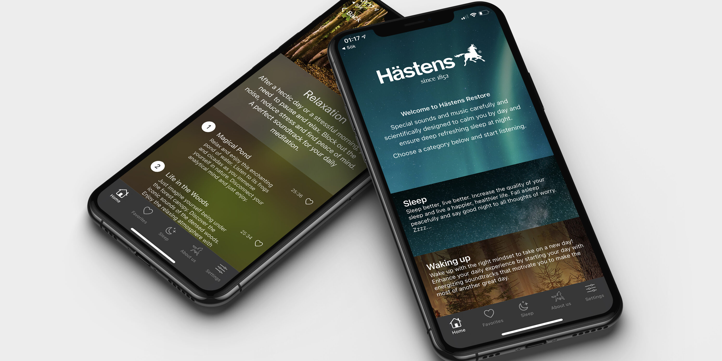 Hastens Restore app Hastens Restore app